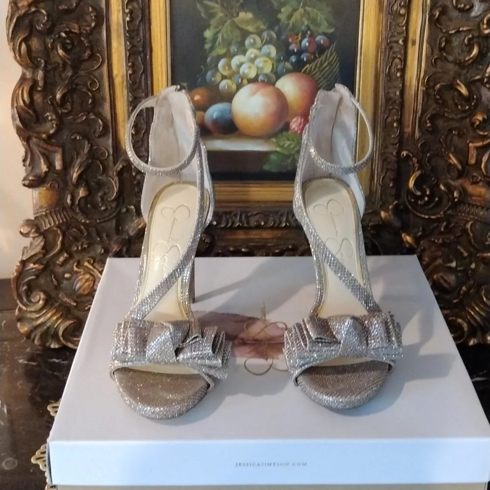 Jessica Simpson sparkle Sandals SOLD, SOLD, SOLD SOLD - Picture 3 of 12
